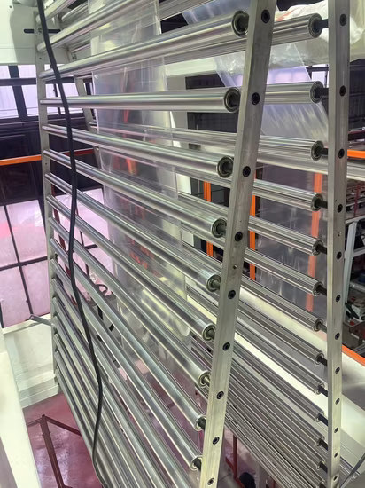 Haute vitesse ABA PLA Pbat film soufflé machines d'extrusion trois couches en plastique biodégradable HDPE LDPE PE extrudeuse de film prix de la machine de soufflage